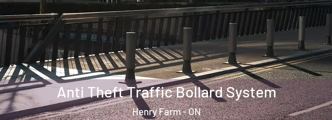  Anti Theft Traffic Bollard System Henry Farm - ON
