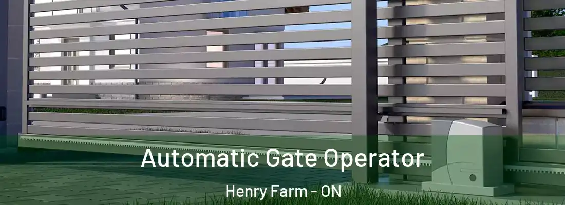  Automatic Gate Operator Henry Farm - ON