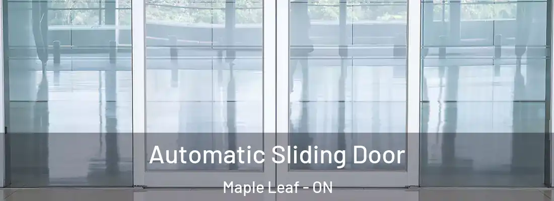  Automatic Sliding Door Maple Leaf - ON