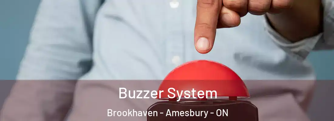  Buzzer System Brookhaven - Amesbury - ON