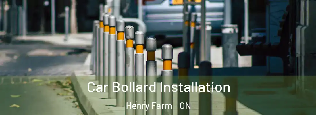  Car Bollard Installation Henry Farm - ON