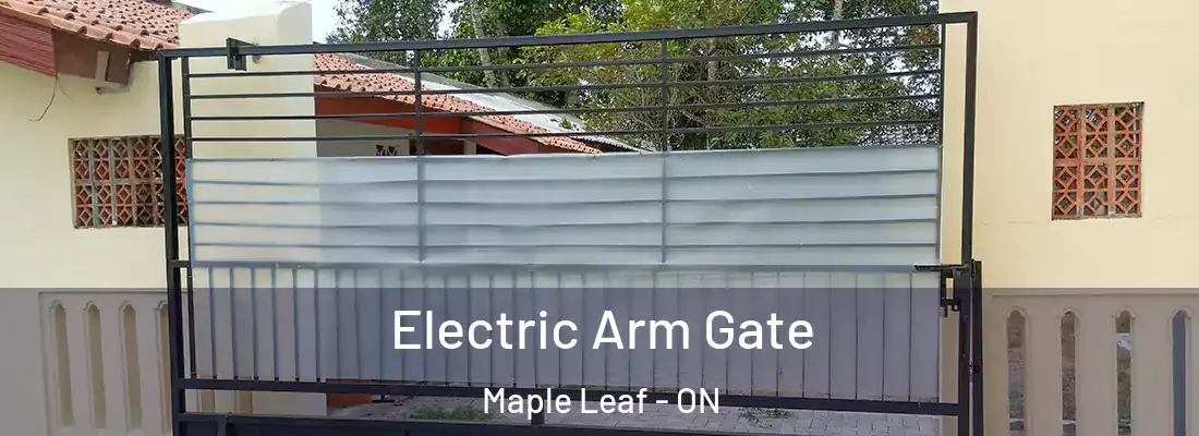  Electric Arm Gate Maple Leaf - ON