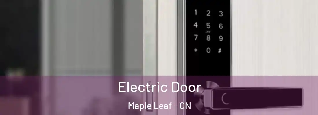  Electric Door Maple Leaf - ON
