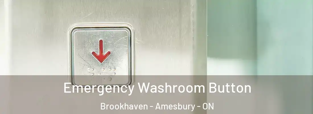  Emergency Washroom Button Brookhaven - Amesbury - ON