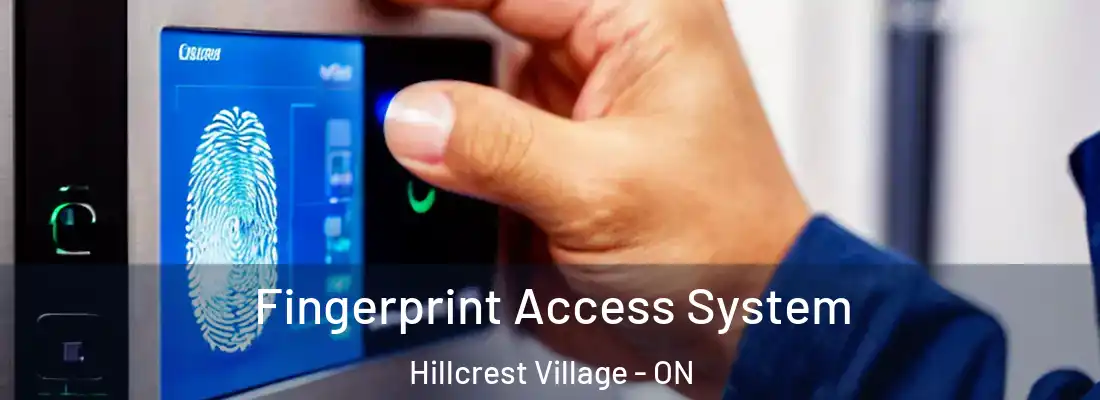  Fingerprint Access System Hillcrest Village - ON