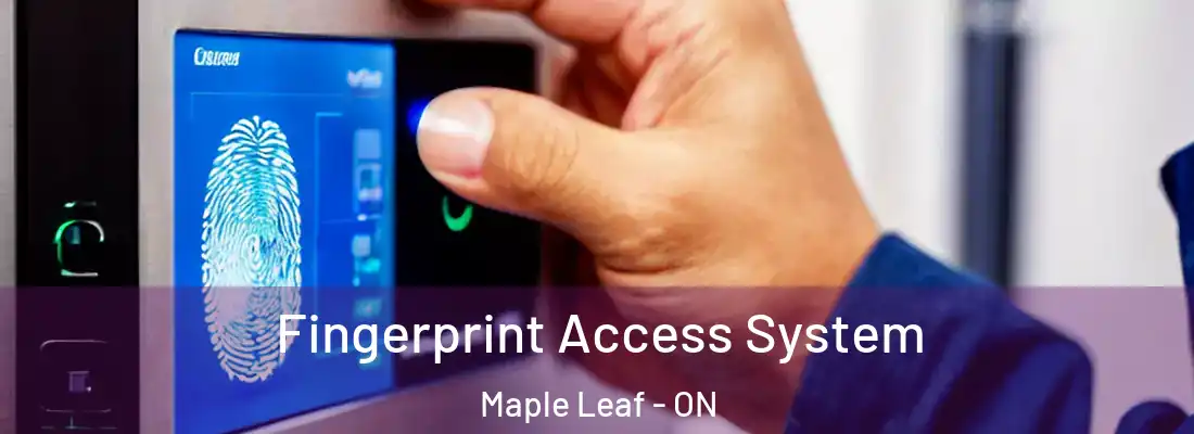  Fingerprint Access System Maple Leaf - ON