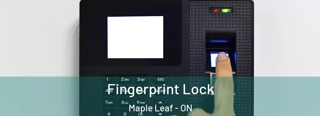  Fingerprint Lock Maple Leaf - ON