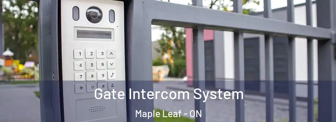  Gate Intercom System Maple Leaf - ON