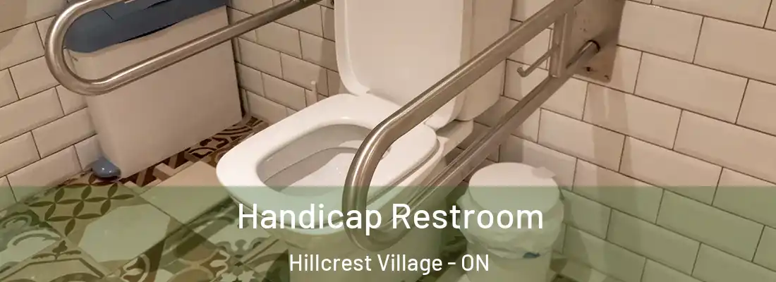  Handicap Restroom Hillcrest Village - ON