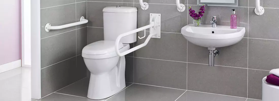 Modern Handicap Bathroom Solutions with Safety Features in North york, ON