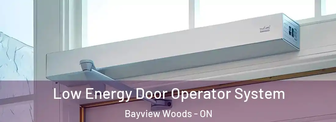  Low Energy Door Operator System Bayview Woods - ON