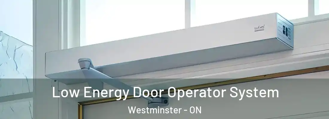  Low Energy Door Operator System Westminster - ON