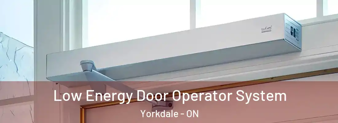  Low Energy Door Operator System Yorkdale - ON
