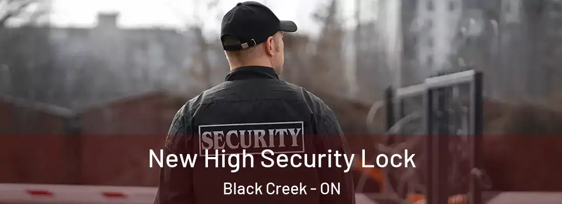  New High Security Lock Black Creek - ON