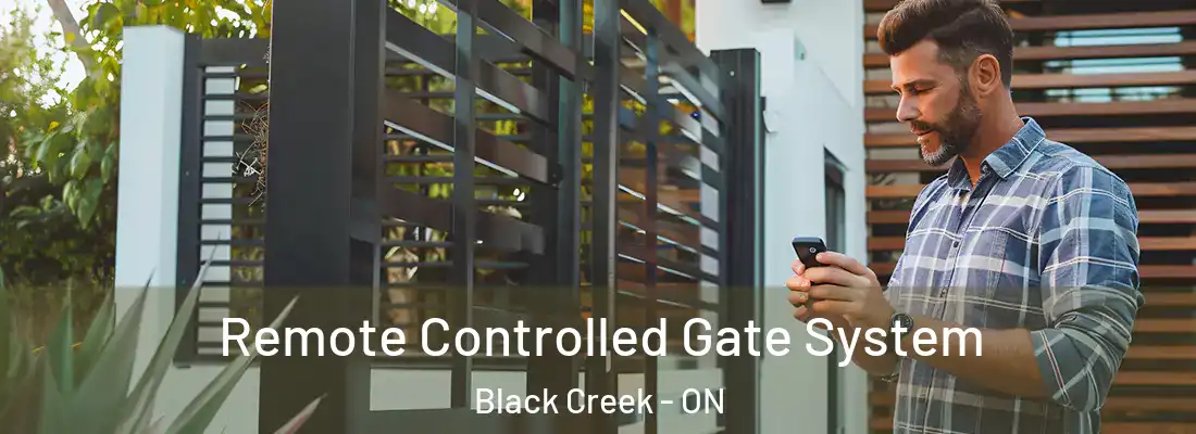  Remote Controlled Gate System Black Creek - ON
