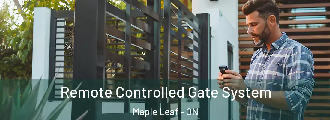  Remote Controlled Gate System Maple Leaf - ON