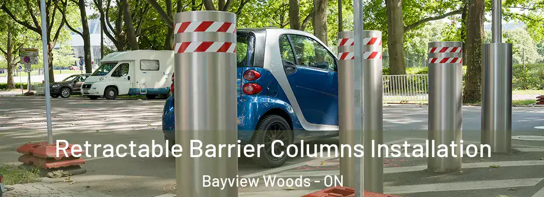  Retractable Barrier Columns Installation Bayview Woods - ON
