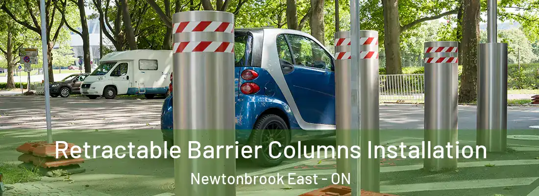  Retractable Barrier Columns Installation Newtonbrook East - ON