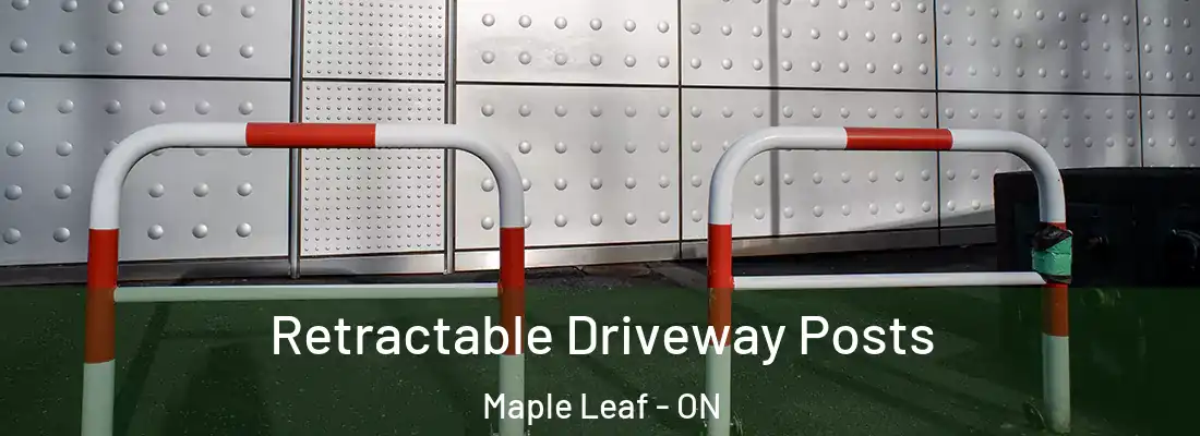  Retractable Driveway Posts Maple Leaf - ON