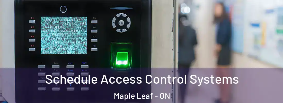  Schedule Access Control Systems Maple Leaf - ON