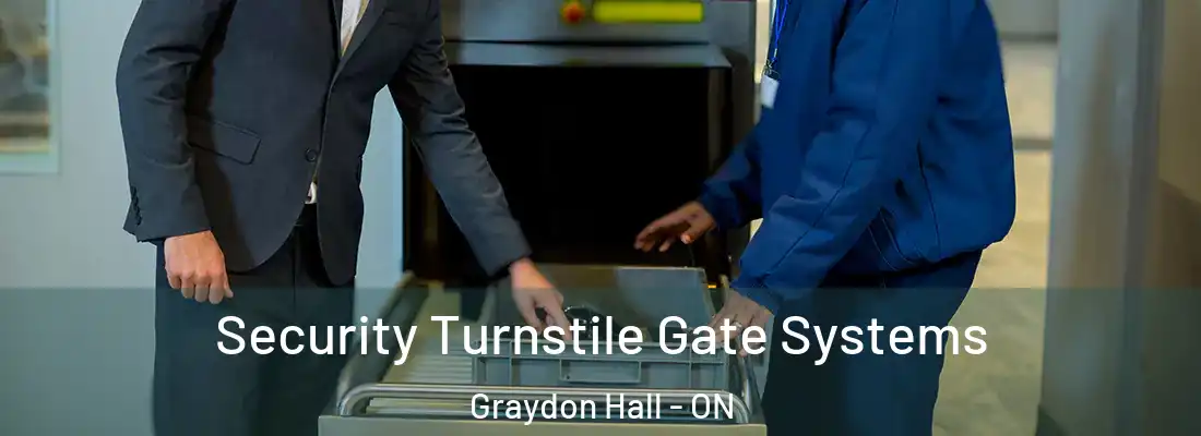  Security Turnstile Gate Systems Graydon Hall - ON