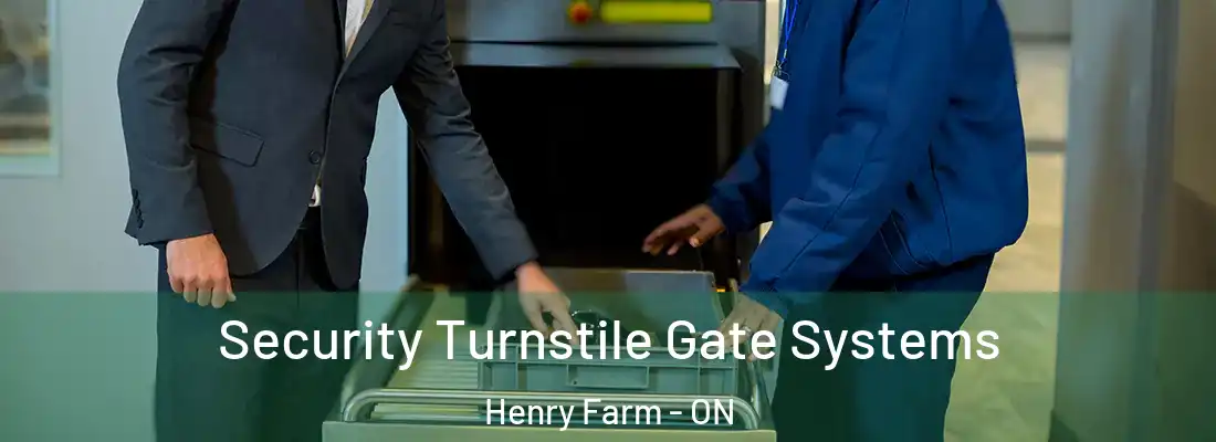  Security Turnstile Gate Systems Henry Farm - ON