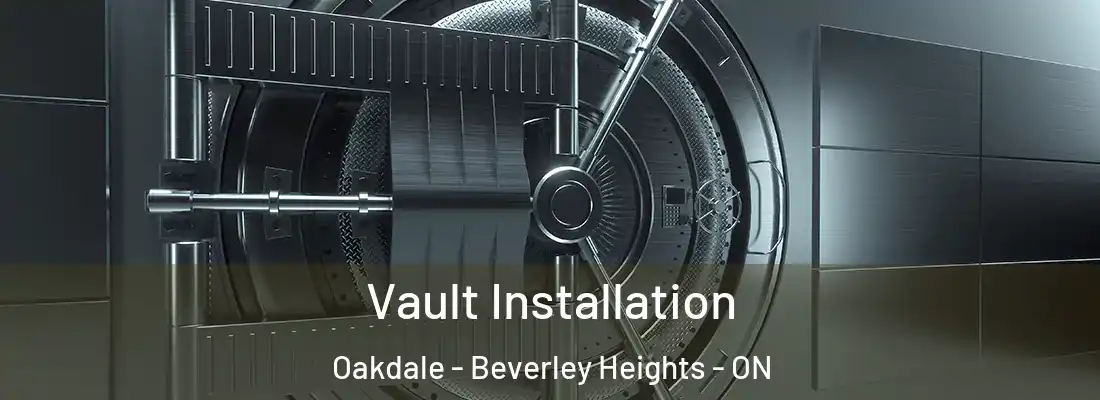  Vault Installation Oakdale - Beverley Heights - ON